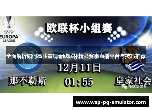 全面解析如何高质量观看欧联杯精彩赛事直播平台与技巧推荐